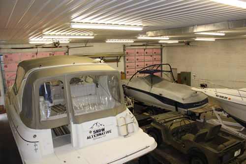 Nothern Door Storage - Boats and Vehicles in Group Temperature Controlled Storage Unit in Door County